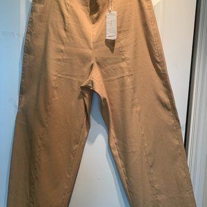 High rise culotte Pants, Vince, 14, Pale walnut